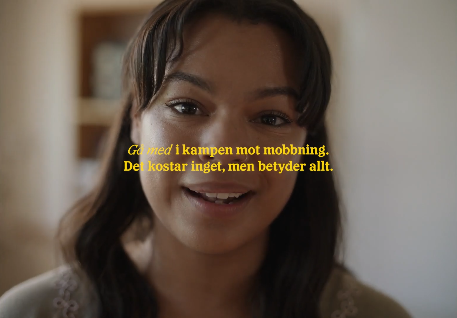 Stillbild reklamfilm Stiftelsen Friends